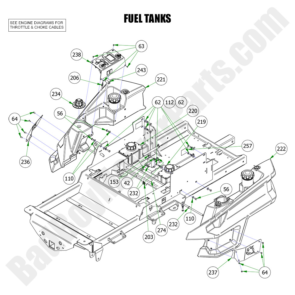 2023 Renegade - Gas - Fuel Tanks